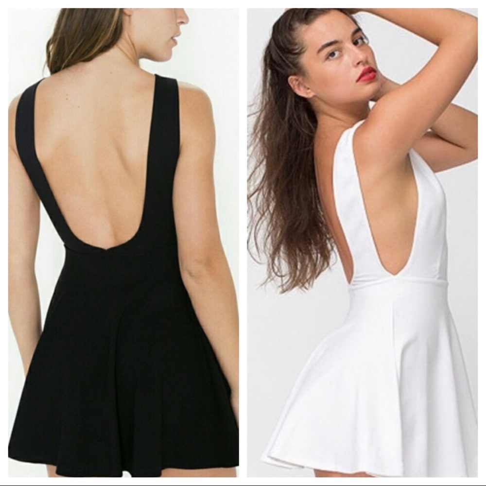 2 American Apparel Ponte Skater dresses
